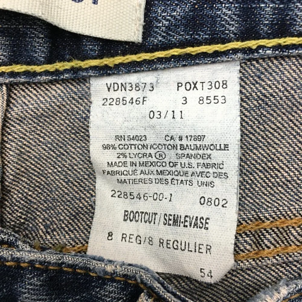 Gap Women's Jeans Cropped Bootcut Medium Wash size 8 length 24